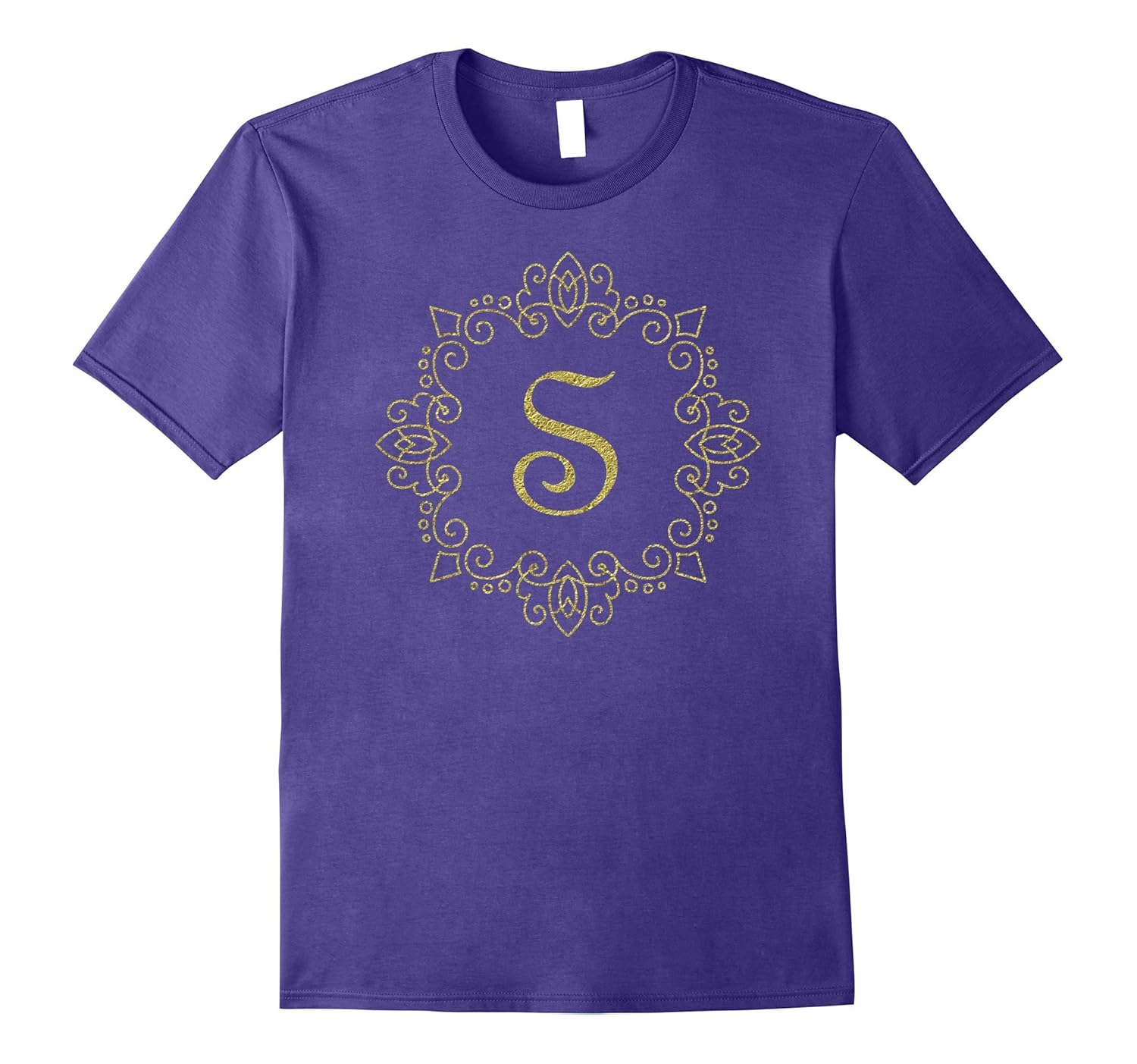 Letter S T-shirt - S Letter Shirt for Women and Girls-ANZ