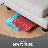 KEPLIN 13 Inch Heavy Duty Folding Step Stool Non-Slip Blue view 5