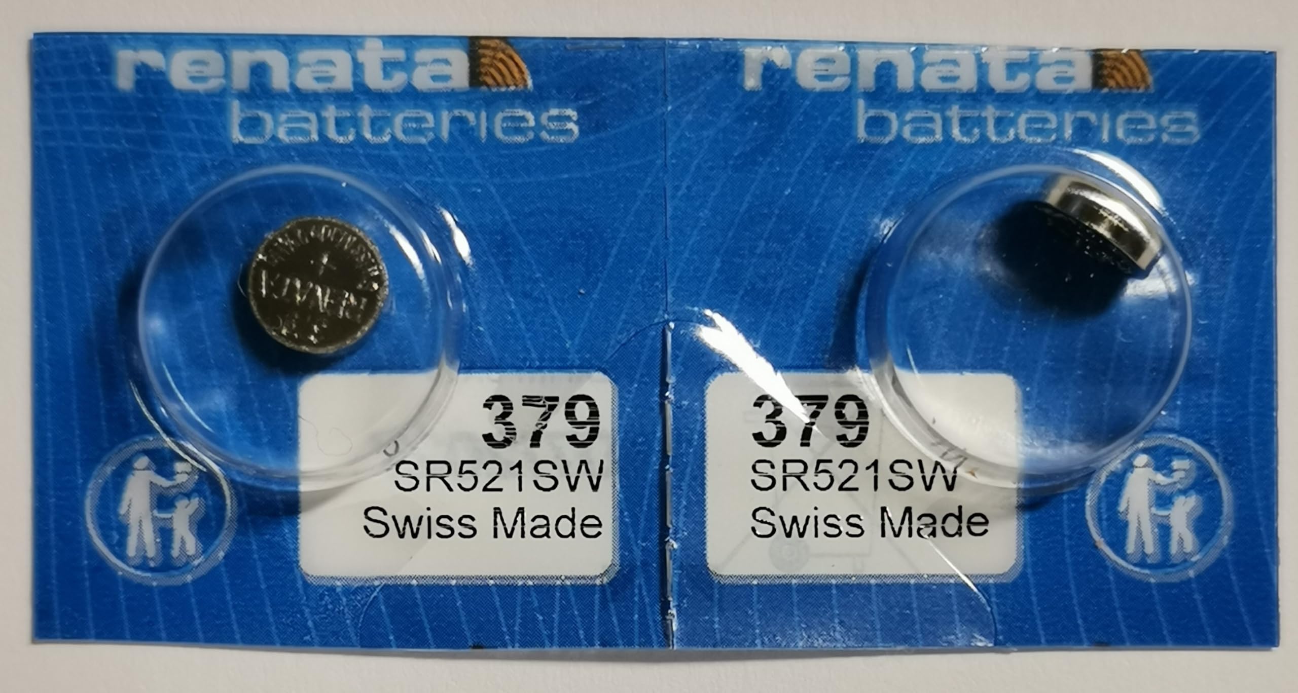 2 x Renata Battery 379 SR521SW