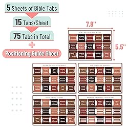 Mr. Pen- Bible Tabs, 75 Tabs, Hot Chocolate