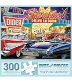 Amazon.com: Bits and Pieces – 50's Diner Jigsaw Puzzle for Adults