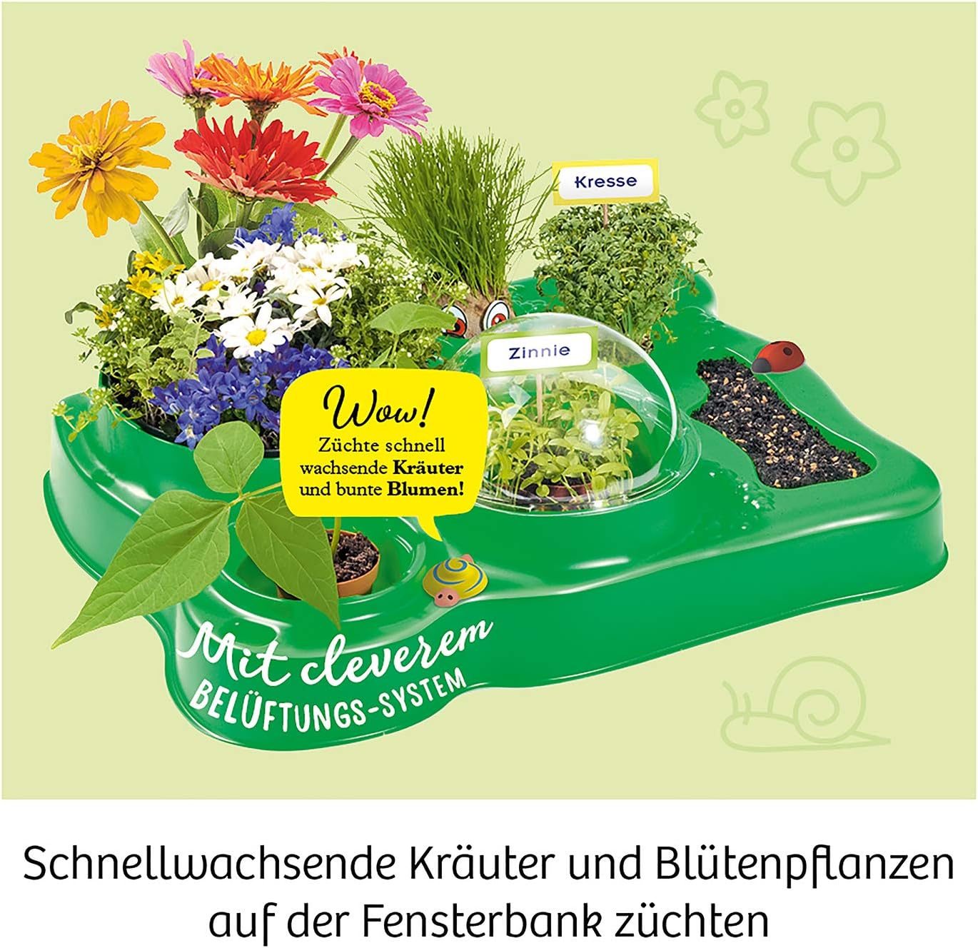 Krauter Garten Zuchte Duftende Krauter Auf Deiner Fensterbank Experimentierkasten Fur Kinder Ab 6 Jahre Mit Gewachshaus Und Morser Aus Porzellan Kosmos 632069 Anzuchtsets Garten