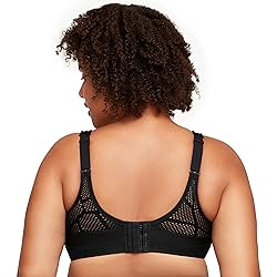 Full Figure Plus Size No-Sweat Mesh Sports Bra