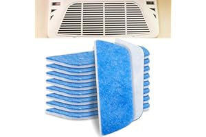 Ziliny 10 Pack RV AC Filters for Air Conditioner Vent 10 RV Filters Replacement for Air Conditioner Vent Compatible with MERV 6 AC Filter(16 x 6 Inch)