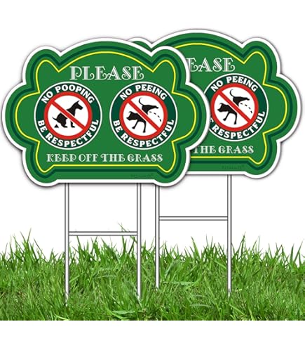 Bilingual 'Keep Off The Lawn' Sign – Spanish 'No Pisar El Cesped', Aluminum Yard Plaque With Stake, 7x8.8 Inch