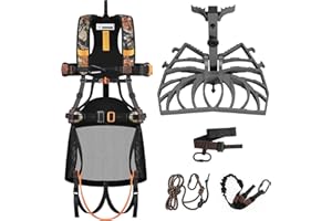 Kalkal Complete Tree Saddle Hunting System - Includes Aluminum Tree Saddle Platform