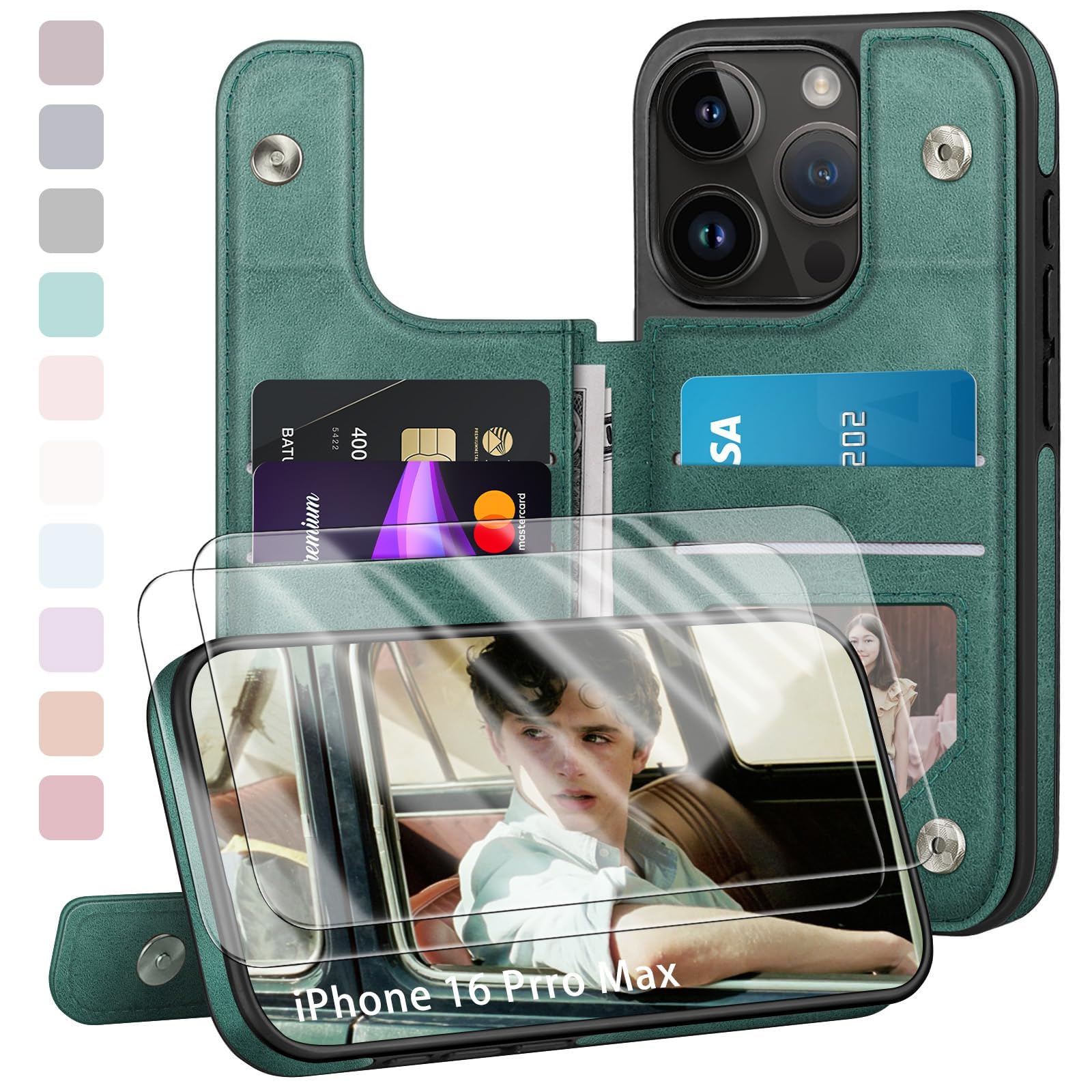 DJDUCK Compatible with iPhone 16 Pro Max Case