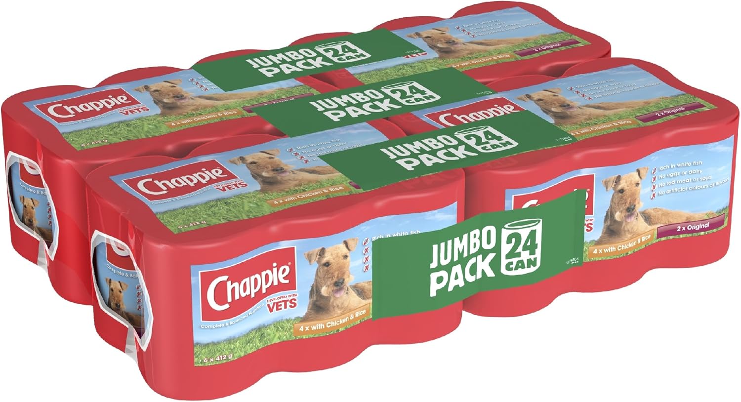 chappie dog food large tins