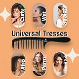 Nimxy Wide Tooth Comb for Curls Detangling Wet Wavy Hair Comfortable Handle 1 Pc view 4