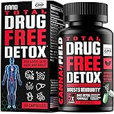 CANNA FIELD Total Detox and Liver Cleanse - USA Made - 5-Days Detox - Natural Toxins Cleaner for Skin, Hair, Nails, Gut – Mega Support and Repair - Natural Herbal Health Formula, Immune Support
