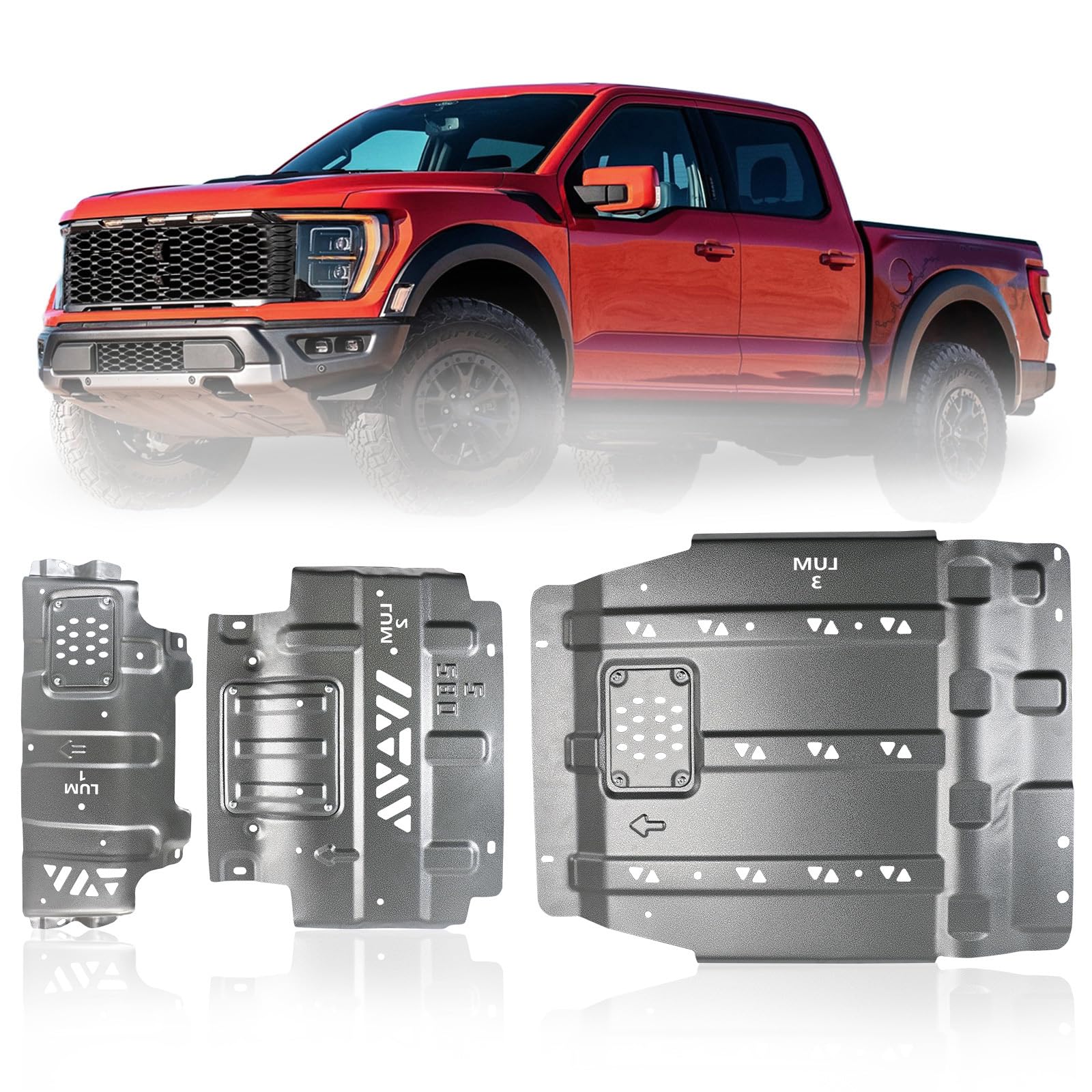 High-strength Steel Full Skid Plate for Ford F150