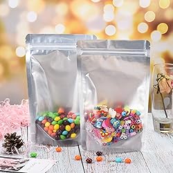 LZLPACKING 100 Pieces resealable Mylar Bags with