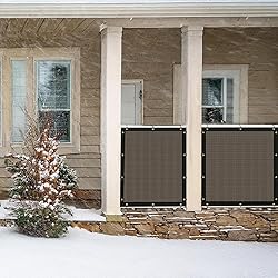 UPGRADE Privacy Fence Screen 5'x1' Brown Outdoor