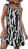 Plus Sized Dresses for Women Beach Summer Casual T