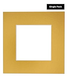 12x16 Mat for 11x14 Photo - Precut Metallic Gold