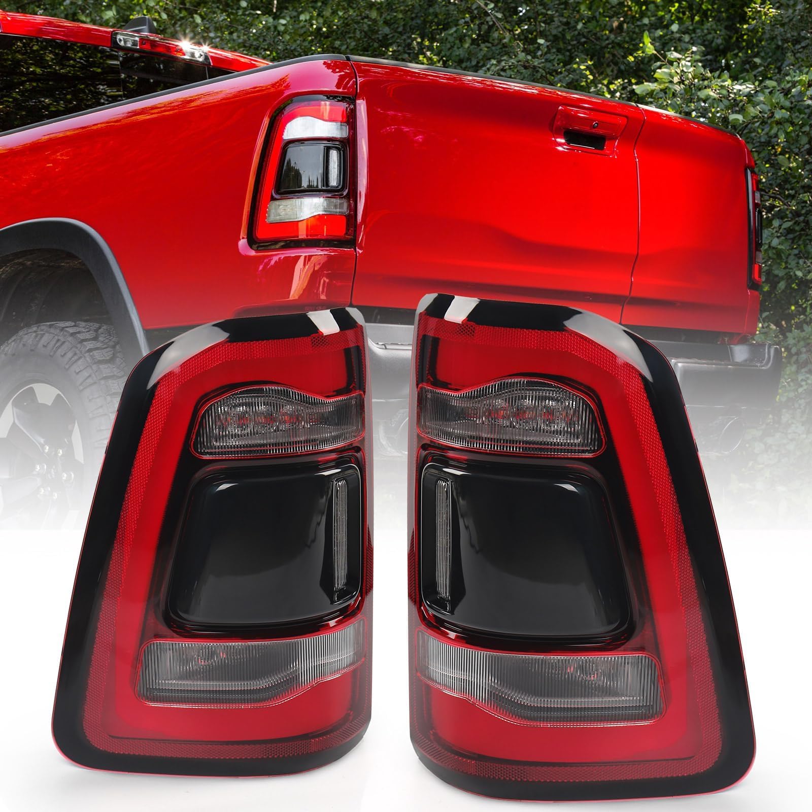 For Dodge Ram 1500 Tail Light Assembly Without Blind