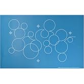 Full Line Stencil Bubbles, Continous Edge-to-Edge Quilt Template (40088)