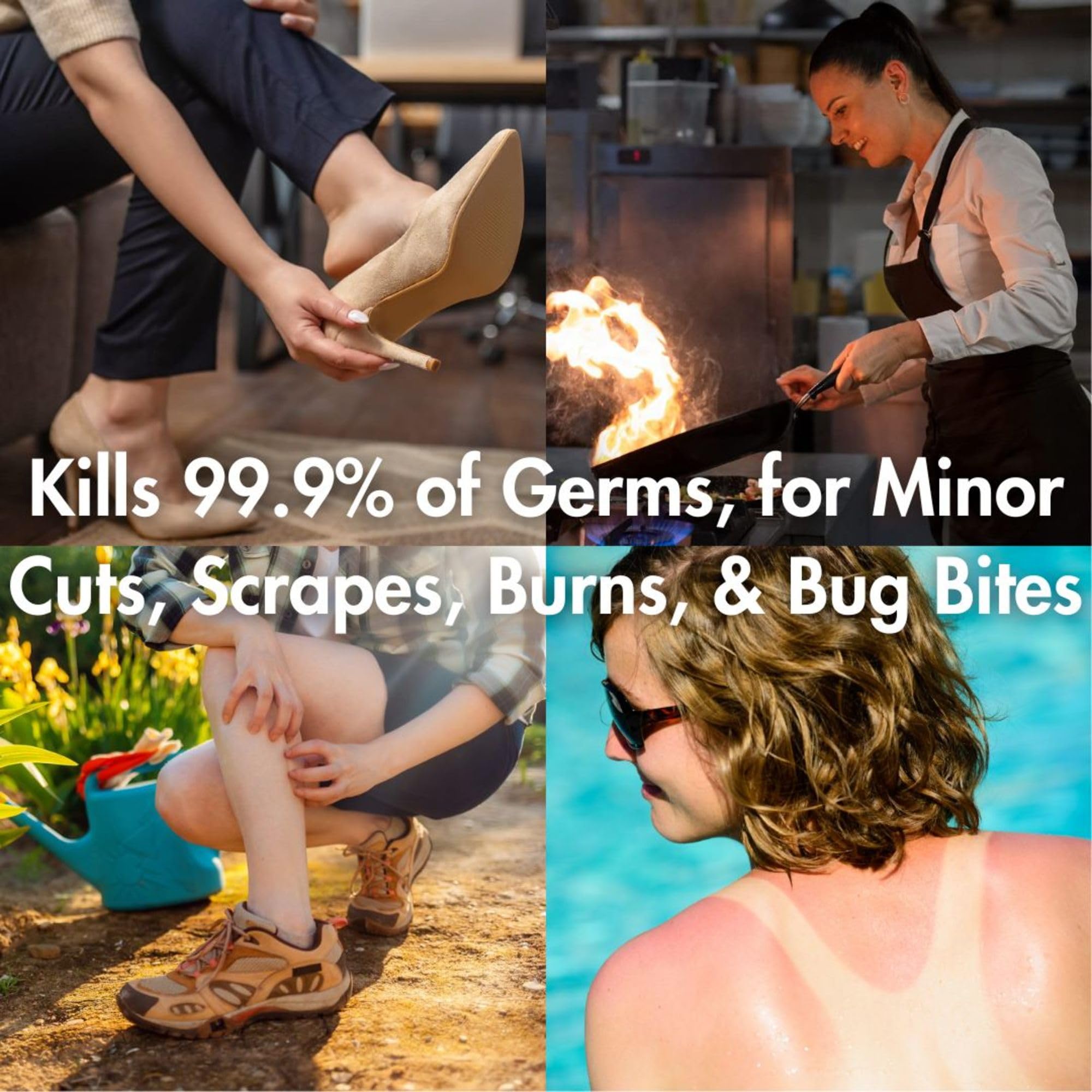 Bactine Max Pain Relieving Antiseptic Spray with Lidocaine, First Aid Pain + Itch Relief, No-Sting, Kills 99% of Germs*, 5oz