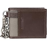 Dickies Men's RFID Everyday Leather Bifold Chain Wallet Black