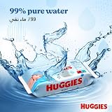 Huggies Pure Baby Wipes 1 Pack 56 Wipes Fragrance Free Hypoallergenic view 3