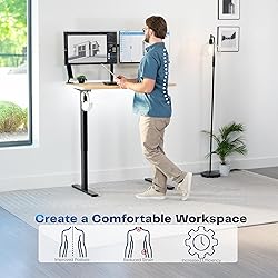 VIVO Electric 43 x 24 in Standing Desk, Memory