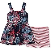 Burt's Bees Baby baby-girls Top and Pant Set, Sleeveless Tunic and Leggings Bundle, 100% Organic Cotton