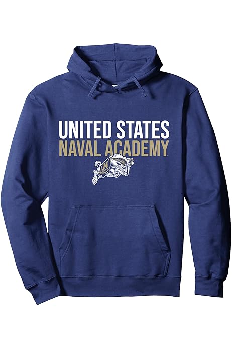 Amazon.com : US Naval Academy Navy Midshipmen Logo Pullover Hoodie 