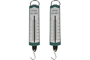 SXMFFHCG Walter Products P11106 Pack of 2 - Hanging Spring Scale (0-3000g, 30N)