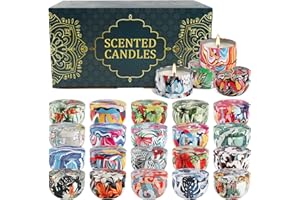 24 Pack Scented Candles Gift Set, 2.5 oz Soy Wax Aromatherapy Candles for Home, Relaxing Fragrance Candles for Gifts (Mother'