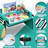 COOLJOY Kids Travel Tray 2-in-1 Robot Backpack Desk Erasable Surface view 4