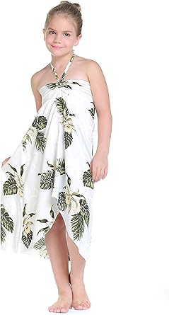 hawaiian flower girl dresses