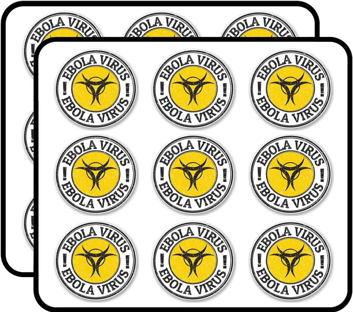 Ebola Virus 2" 18 Pack Planner Calender Scrapbooking Crafting Stickers