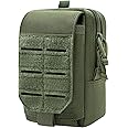 WICKTICK Tactical EDC Pouch, Molle Utility Pouch Gadget Organizer Holder Bag Phone Holster Waist Pack Admin Pouch Tool Pocket for Outdoor Activities, Attached to Backpack/Vest/Belt