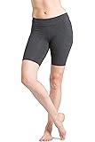 Fishers Finery Women's Ecofabric Classic Yoga Training Running Short; Mid Thigh