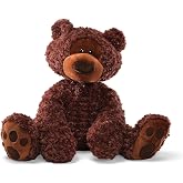 GUND Jumbo Philbin Teddy Bear, Large Teddy Bear, Stuffed Animal for Ages 1 and Up, Plush Toy, Chocolate Brown, 29"