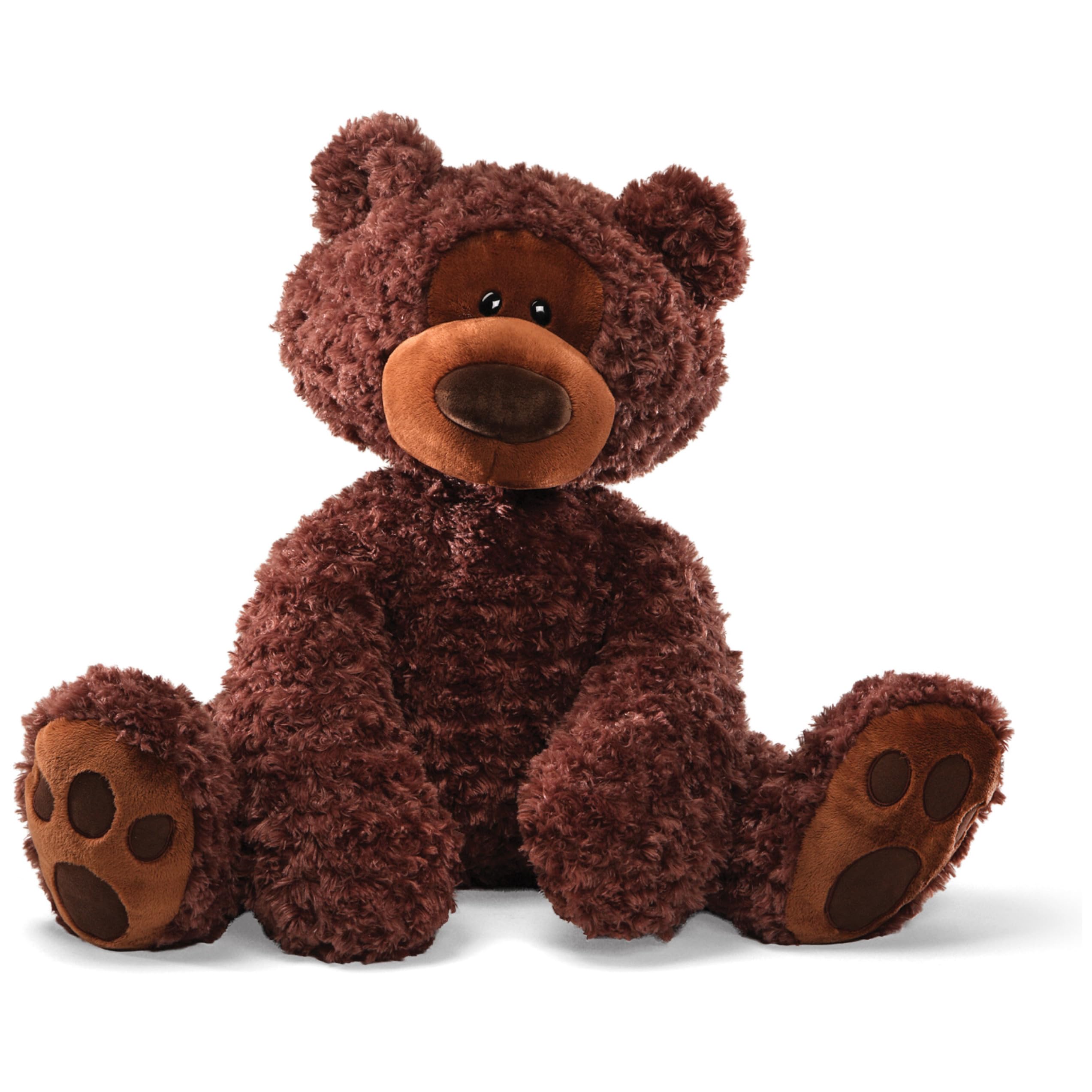 GUND Jumbo Philbin Teddy Bear, Large Teddy Bear, Stuffed Animal for Ages 1 and Up, Plush Toy, Chocolate Brown, 29″