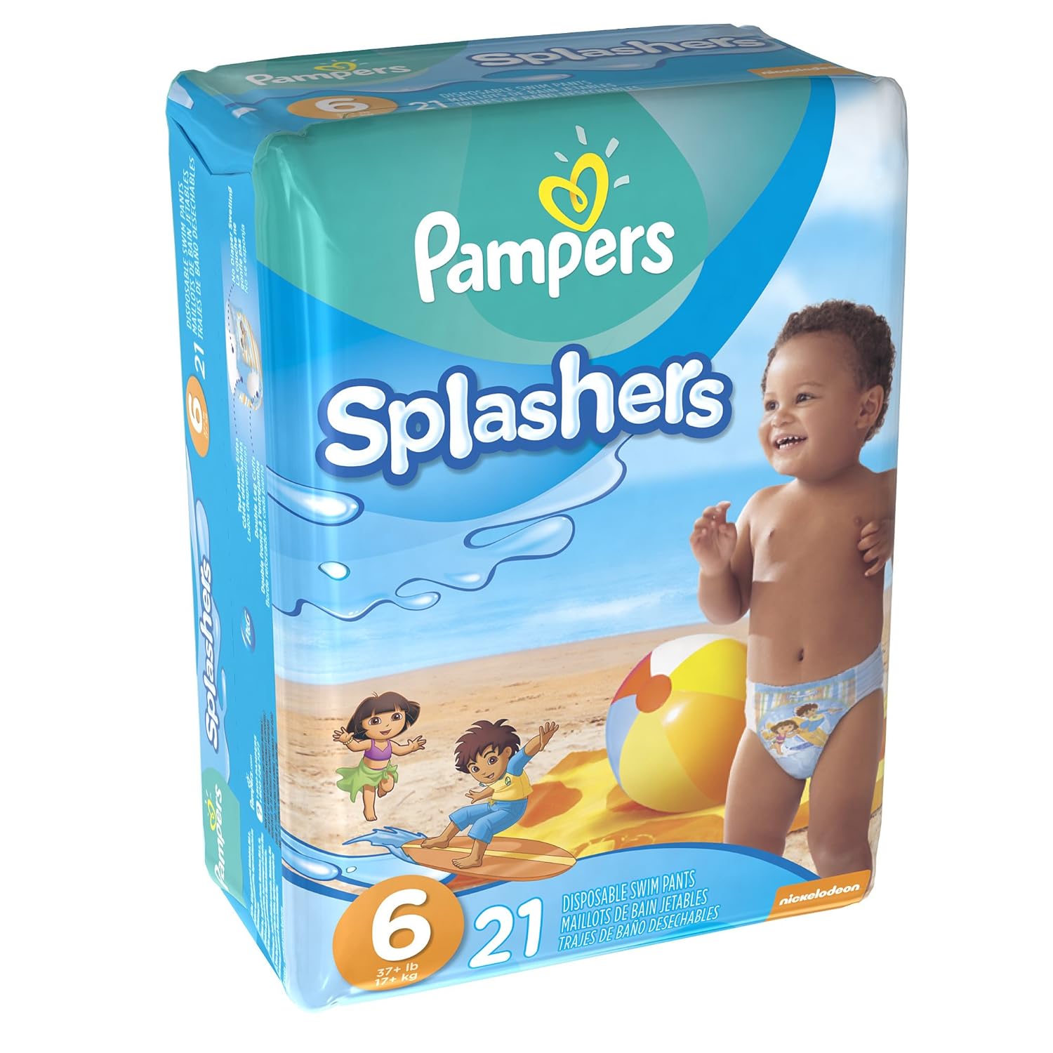 pampers splashers size 6
