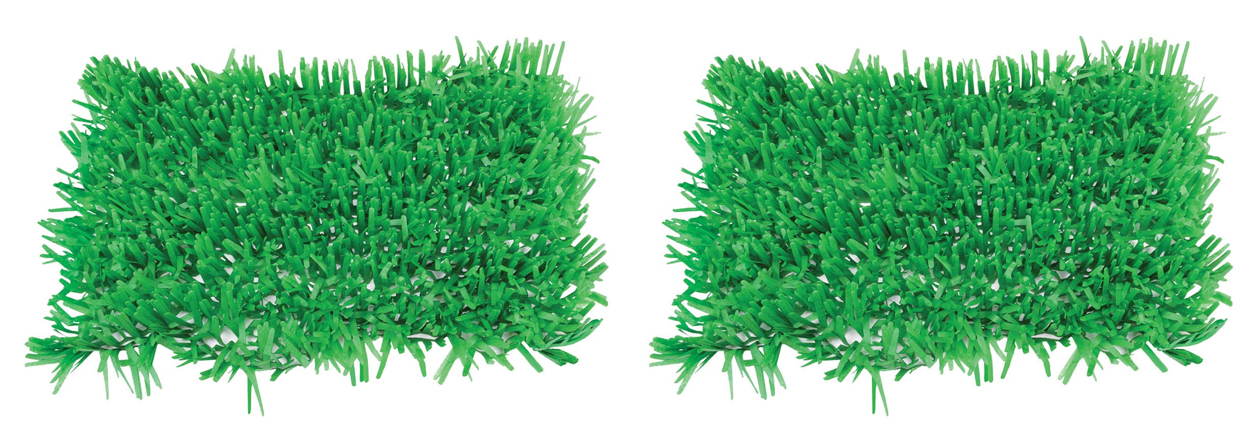 Beistle 2 Piece Novelty Tissue Paper Fake Grass Mats For Spring Summer