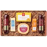 Hickory Farms Signature Beef Meat and Cheese Gift Basket (Medium) - Box Set | Charcuterie Board Food | Summer Sausage | Father's Day | Mother's Day | Easter | Christmas | Holiday | Housewarming | Gourmet | Sympathy | Care Package