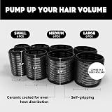 xnicx 18pcs Hair Roller Set Self-Grip Ceramic Ionic Thermal Rollers view 2