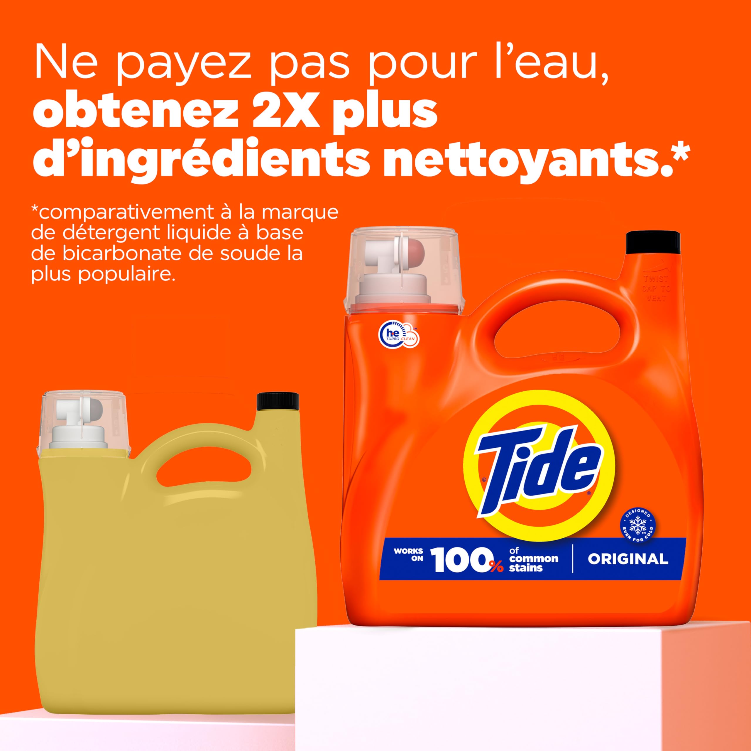 Tide Liquid Laundry Detergent, Original Scent, 105 fl oz, 80 Loads