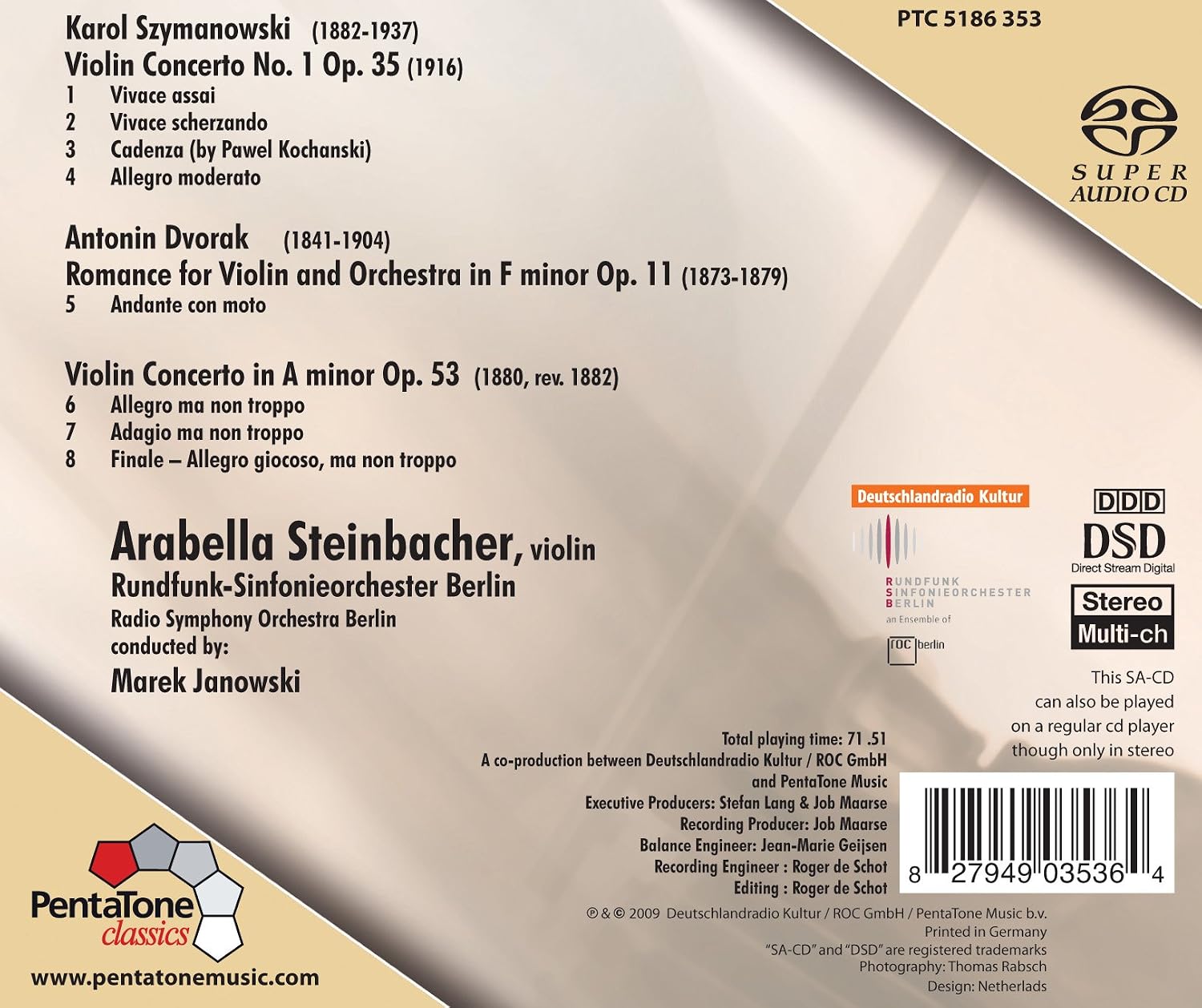 Dvorak; Szymanowski: Violinkon - Image 4