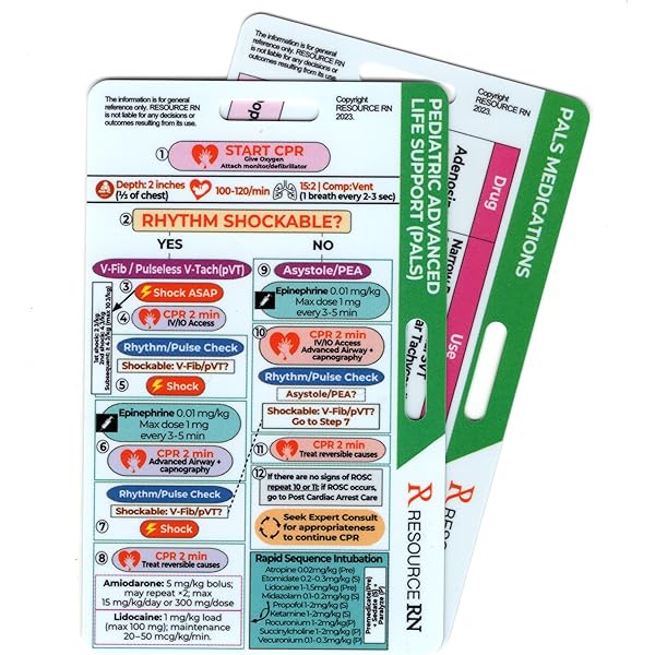 Amazon.com: Pediatric Advanced Life Support (PALS) Pocket
