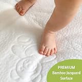 Vesta Baby Premium Mattress Protector Cot 60 x 120 cm Waterproof Fitted Sheet view 2