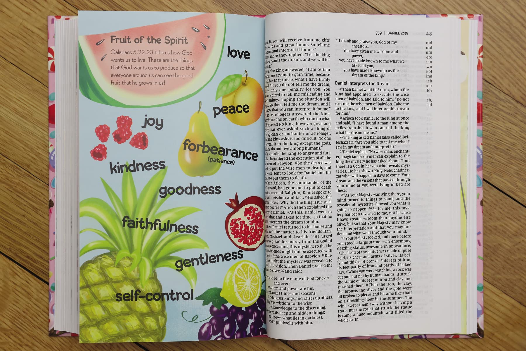 NIV, God's Sweet Love Holy Bible, Hardcover, Comfort Print