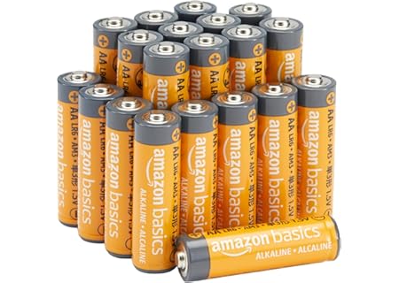 Amazon Basics 20-Pack AA Alkaline High-Performance Batteries, 1.5 Volt, 10-...