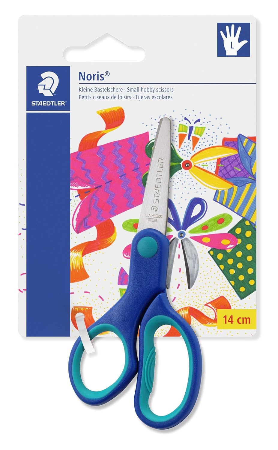 Staedtler 96514LNBK Noris Club LeftHanded Scissors Amazon.in Office