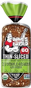 Dave's Killer Bread 21 Whole Grains & Seeds Thin-Sliced, Whole Grain Organic Bread, 20.5 oz Loaf