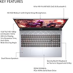 Dell 2021 Newest G15 Ryzen Edition Gaming