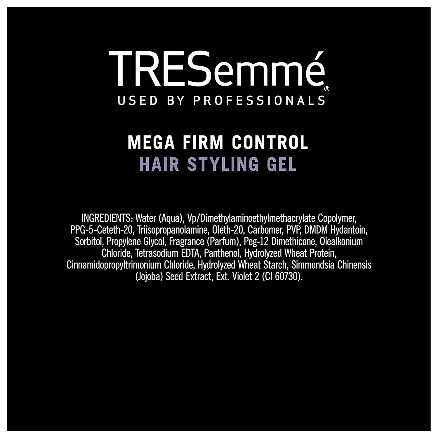 TRESemmé TRES Two Hair Sculpting Gel Mega Firm Control Mega Hold Hair Gel for All Hair Types 9 oz, Pack of 6 : Hair Styling Gels : Beauty